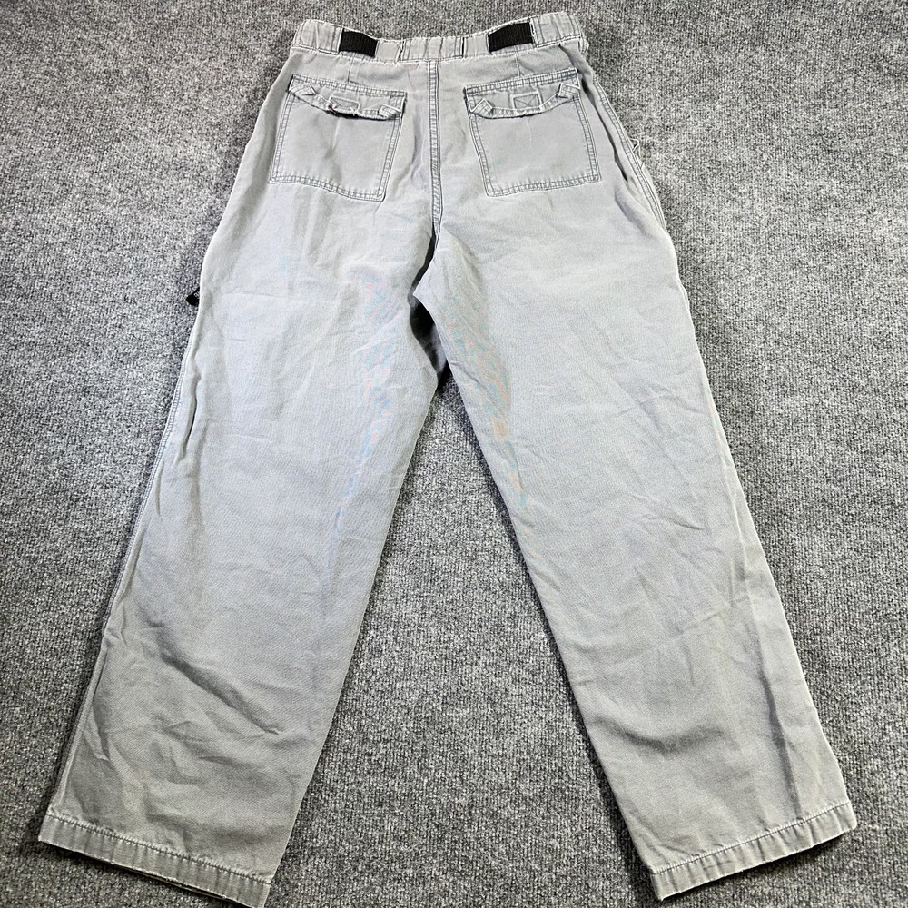 Vintage Billabong Military Cargo Pants 28x30 Gray OG 107 Utility Wide Baggy 90's - Picture 6 of 16